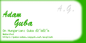 adam guba business card